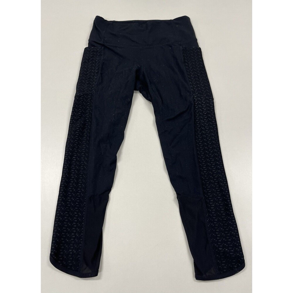 Women's Athleta Black Leggings With Pockets, Size Small